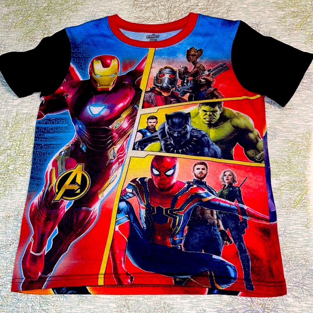 Marvel Avengers shirt.